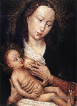 Portrait de Diptyque de Jean de Gros ailier gauche Rogier van der Weyden Peinture à l'huile